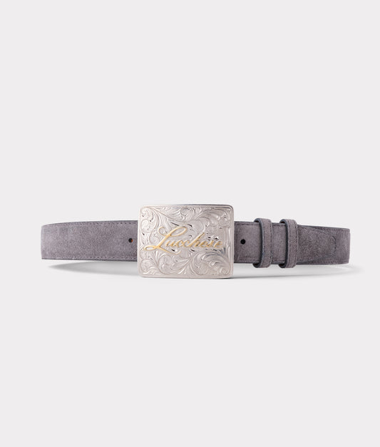 Suede Memento Belt :: Anthracite