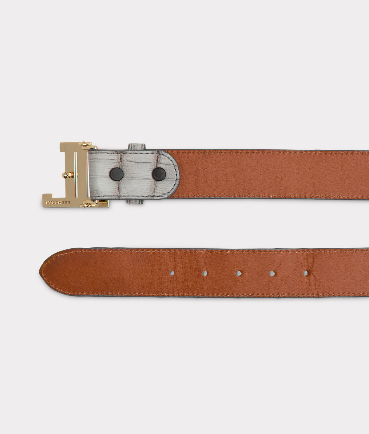 
    Women&#39;s Exotic Mirrored L Belt :: Iceberg