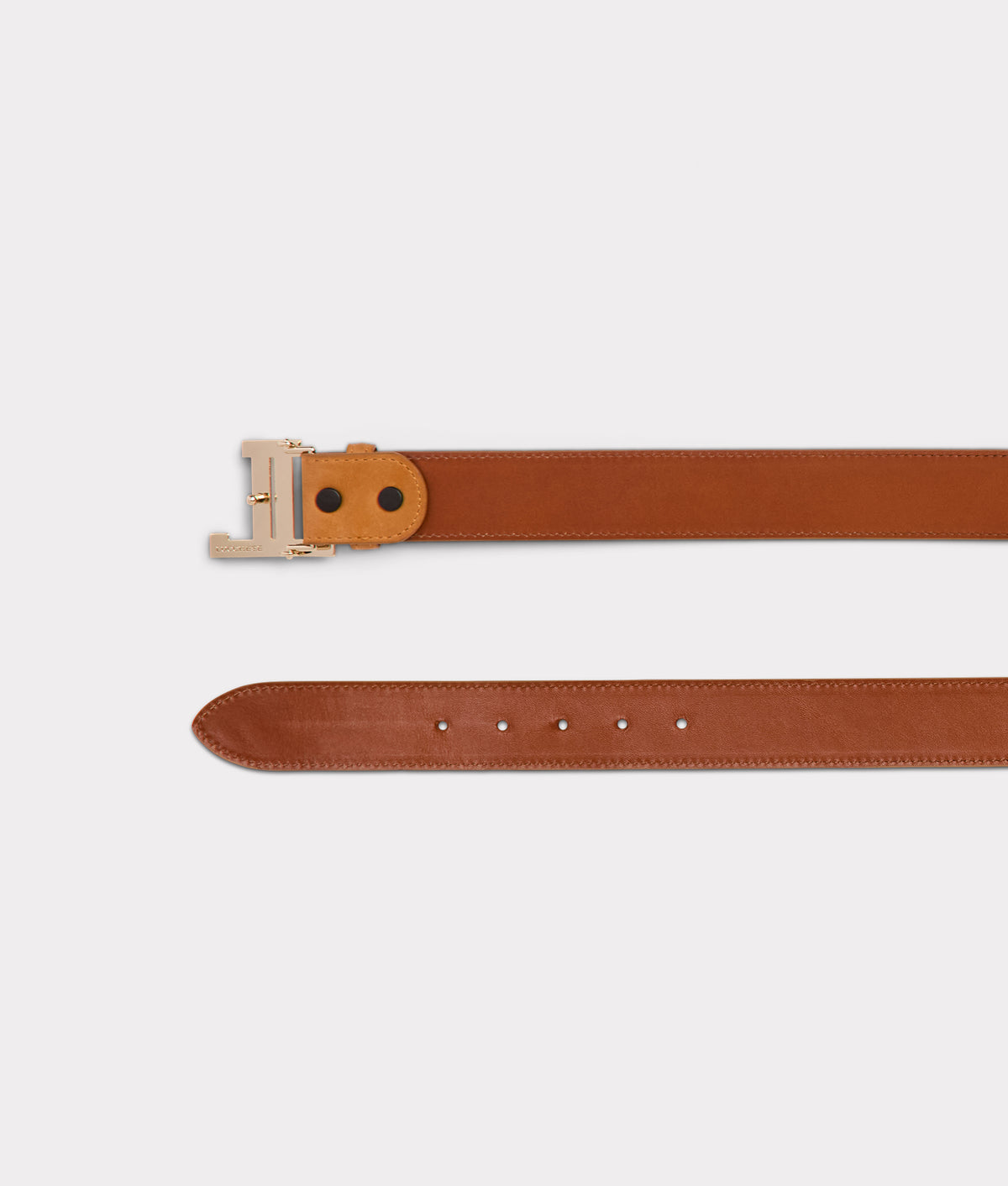 
    Women&#39;s Mirrored L Belt :: Honey