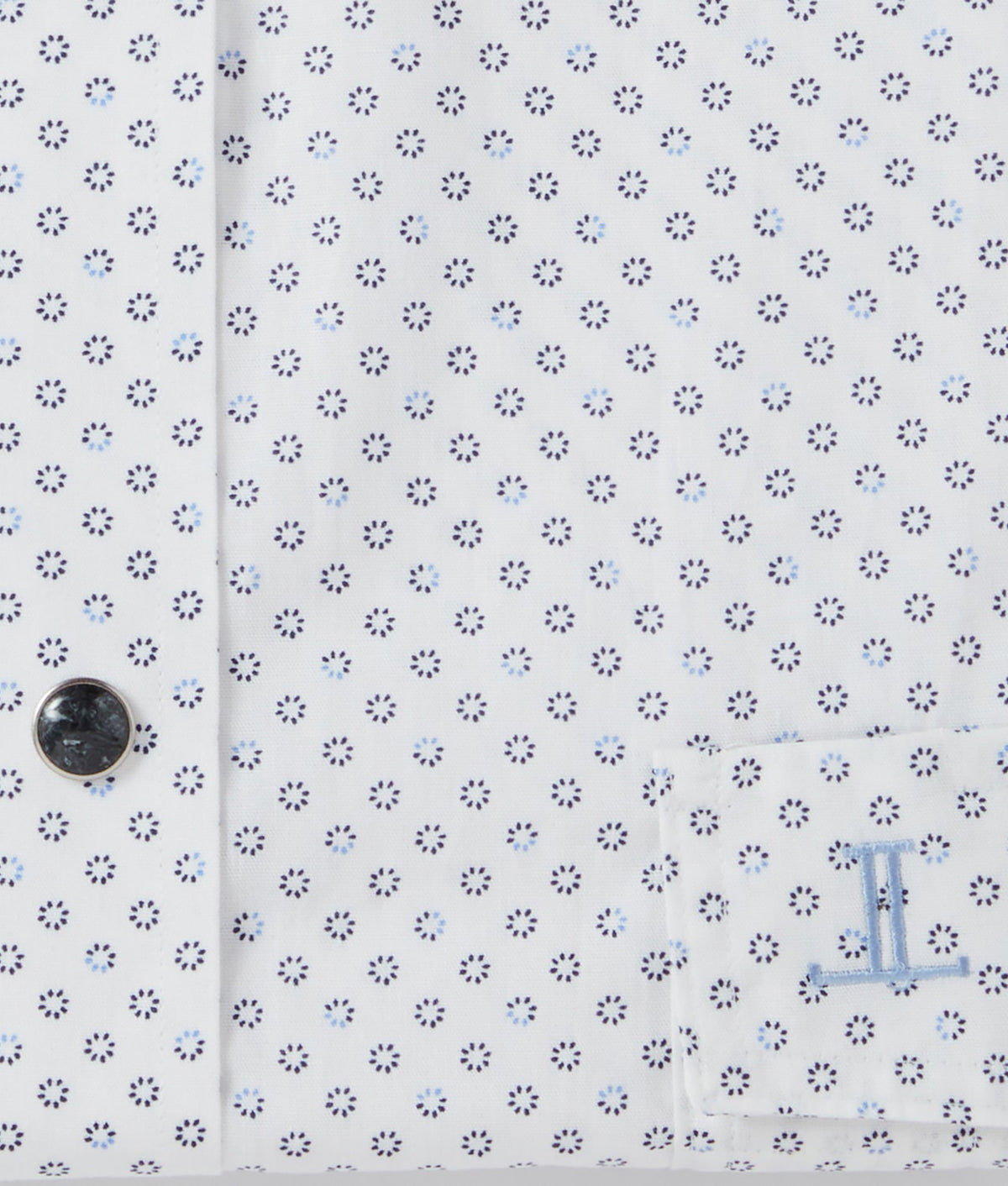 
        Austin :: Blue And Navy Circle Print