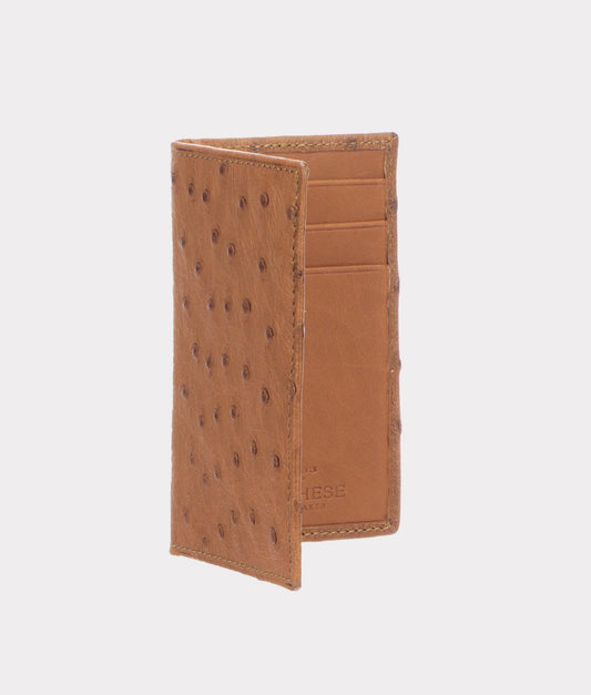 Bifold Wallet – Ostrich :: Cognac