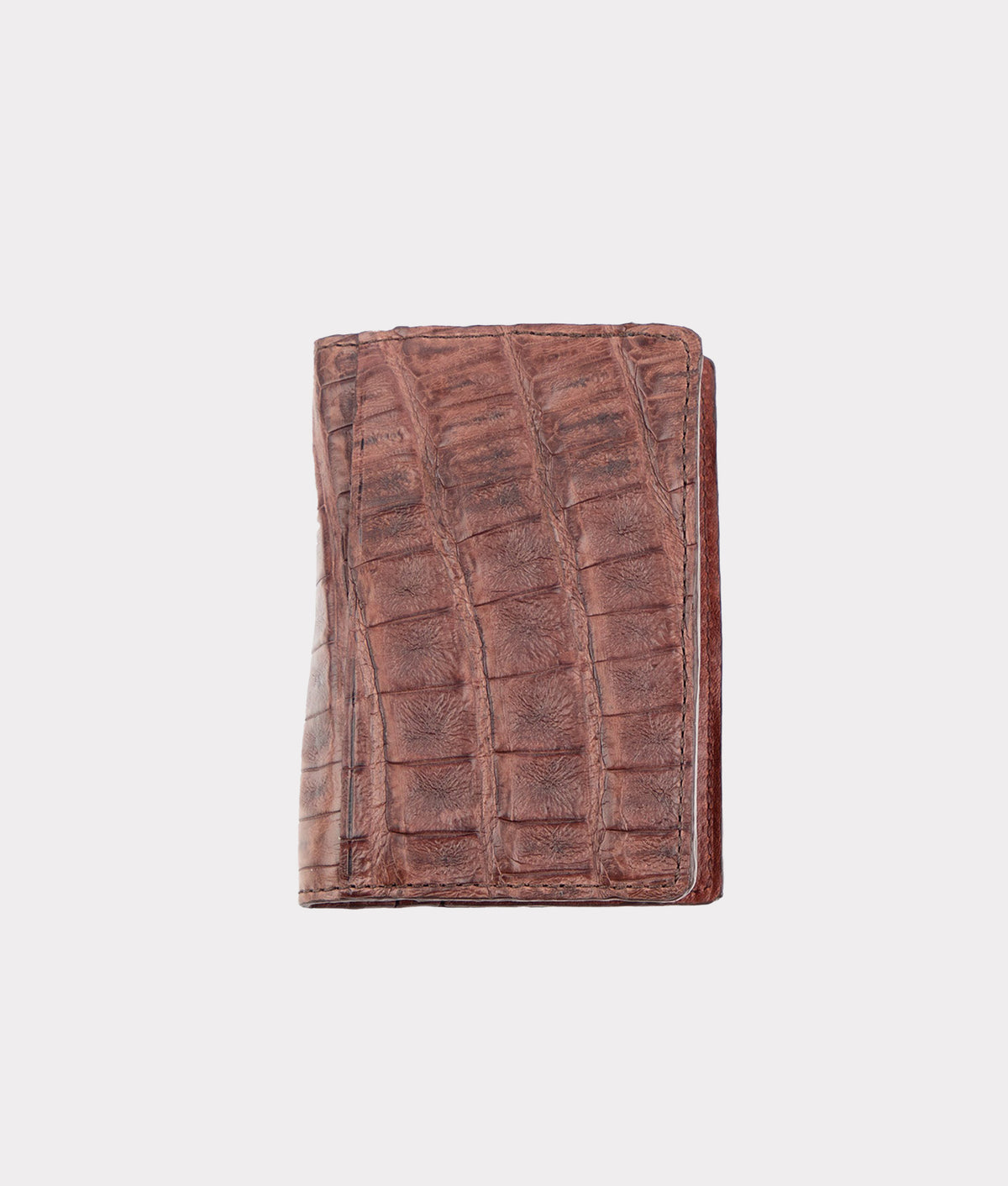 
    Caiman Bifold Card Case :: Brown