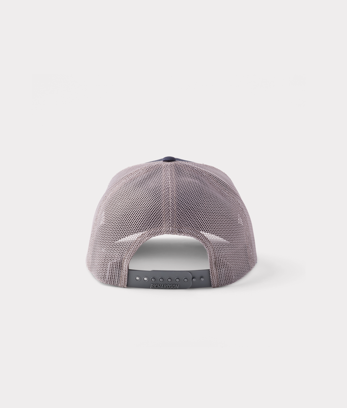 
    Leather Patch Cap :: Navy + Charcoal