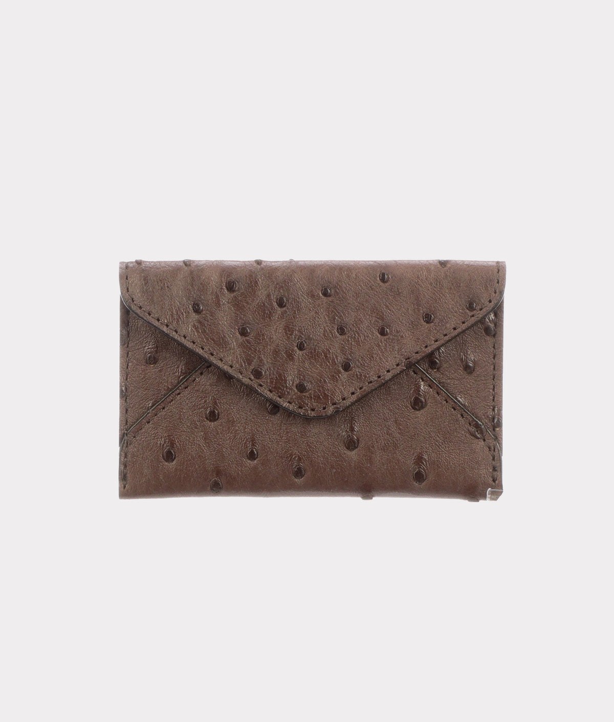 
    Envelope Card Case – Ostrich :: Sienna