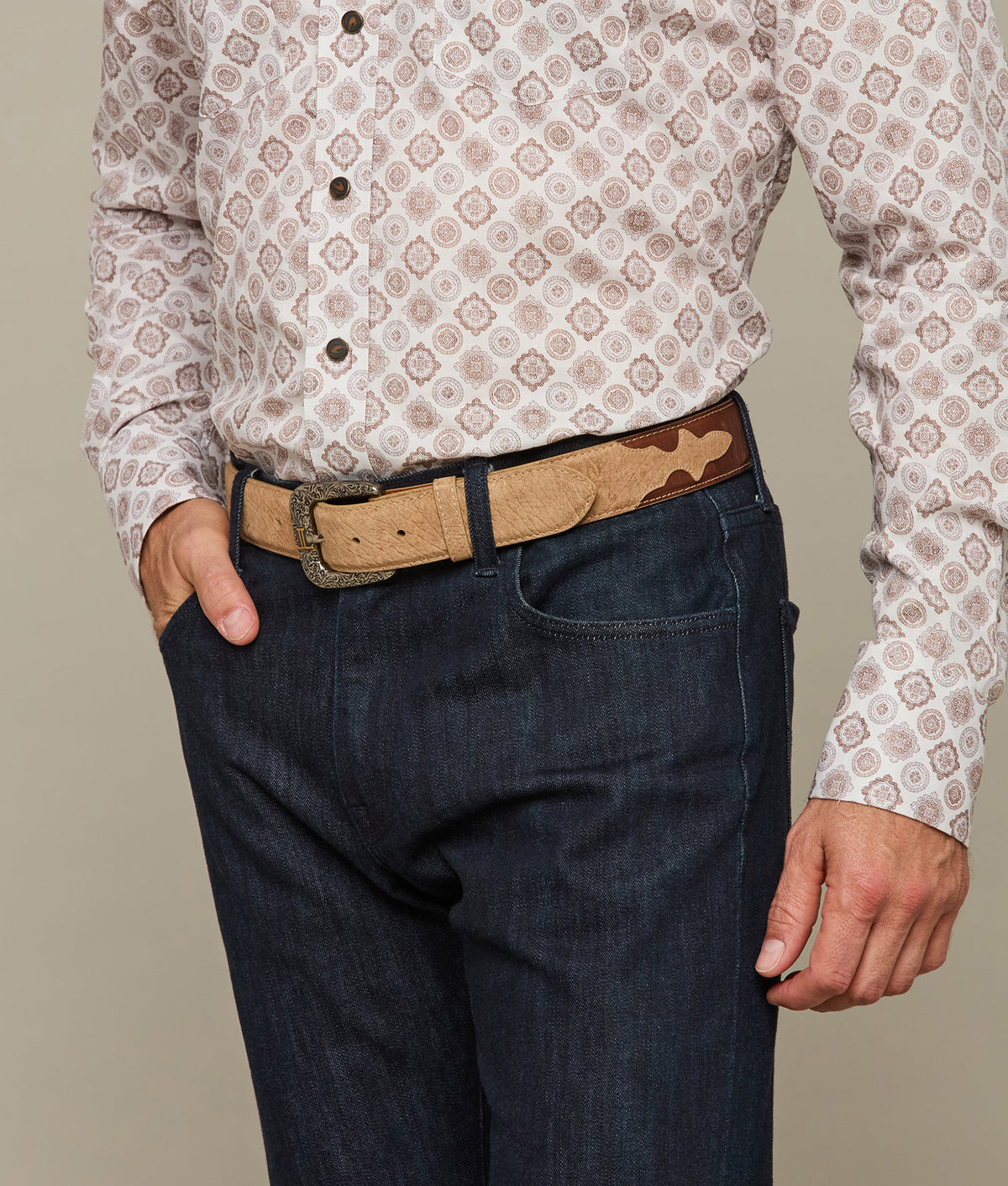 
    High Plains Belt :: Saddle Tan