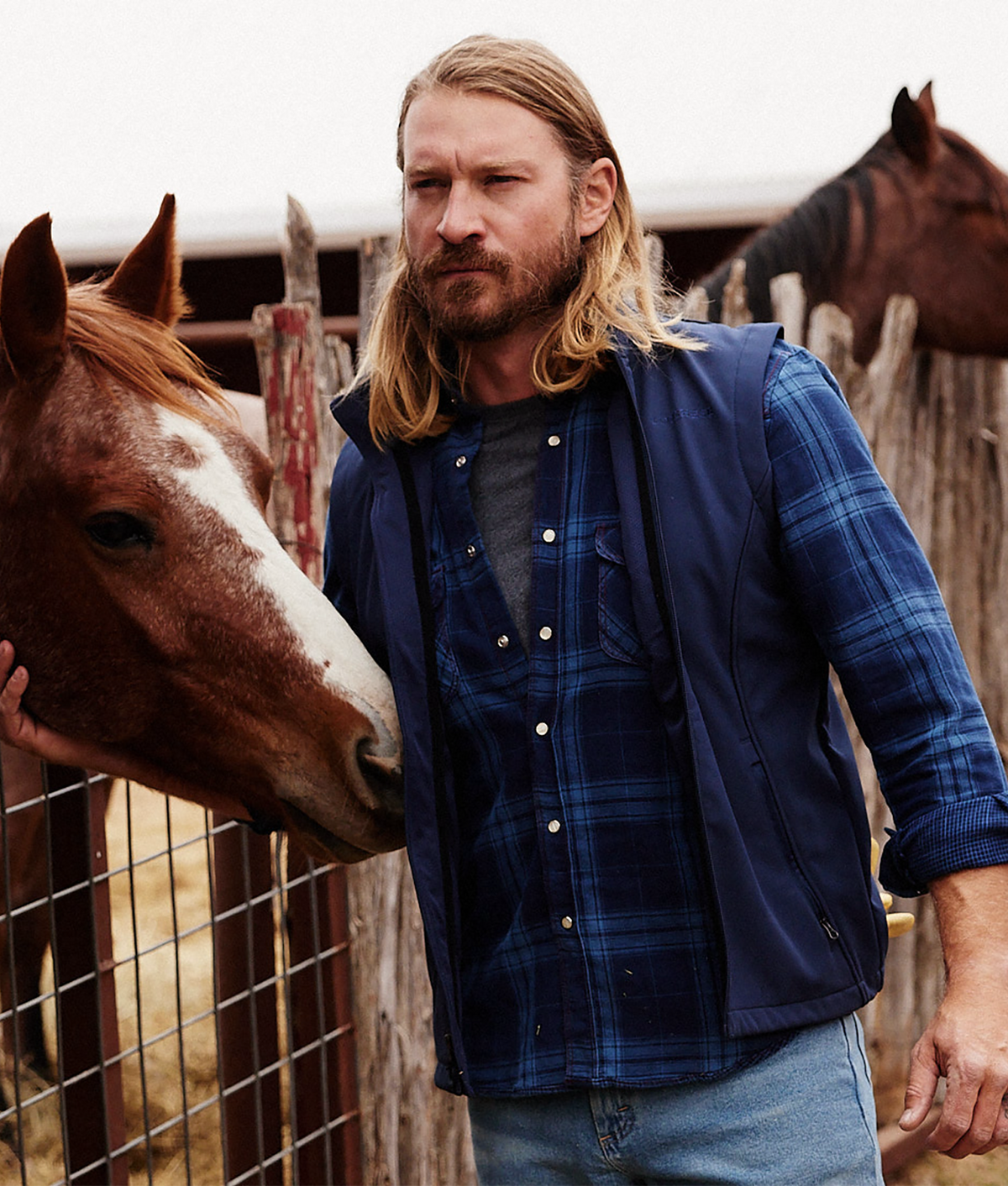 
        Lucchese Pima Cotton Tee :: Grey Melange