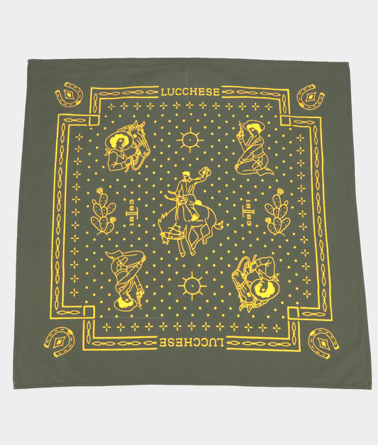 Western Bandana :: Olive