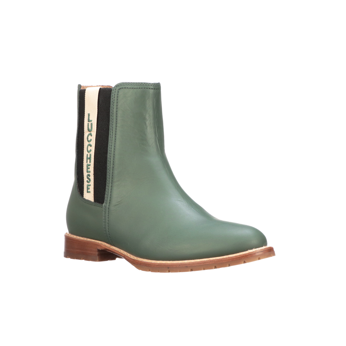 All-Weather Ladies Garden Boot :: Military Green + Black