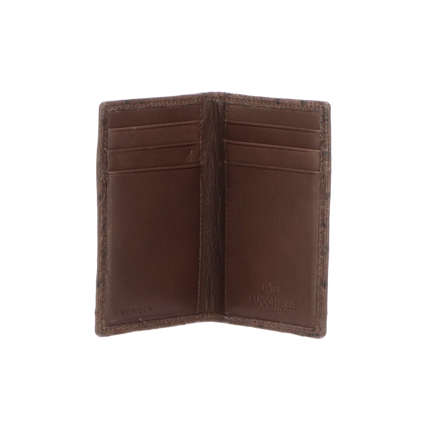 Gucci 100% Leather Brown Men's Bifold Wallet